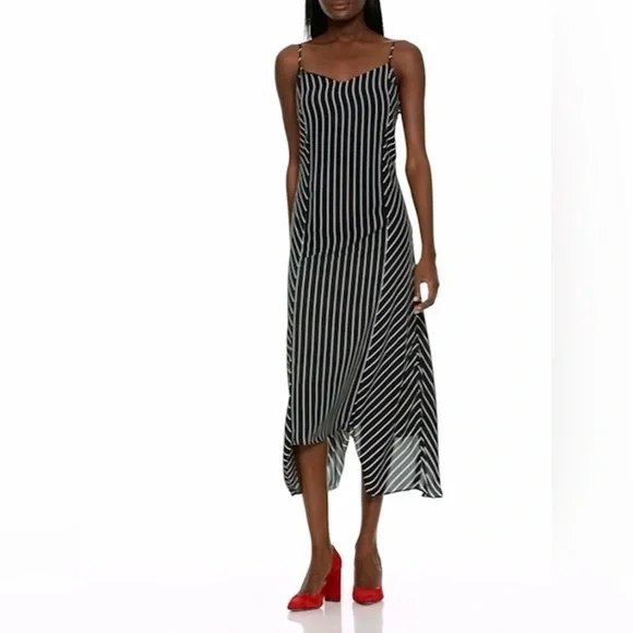 BANANA REPUBLIC STRIPED SLIP DRESS ………422 - Picture 2 of 13